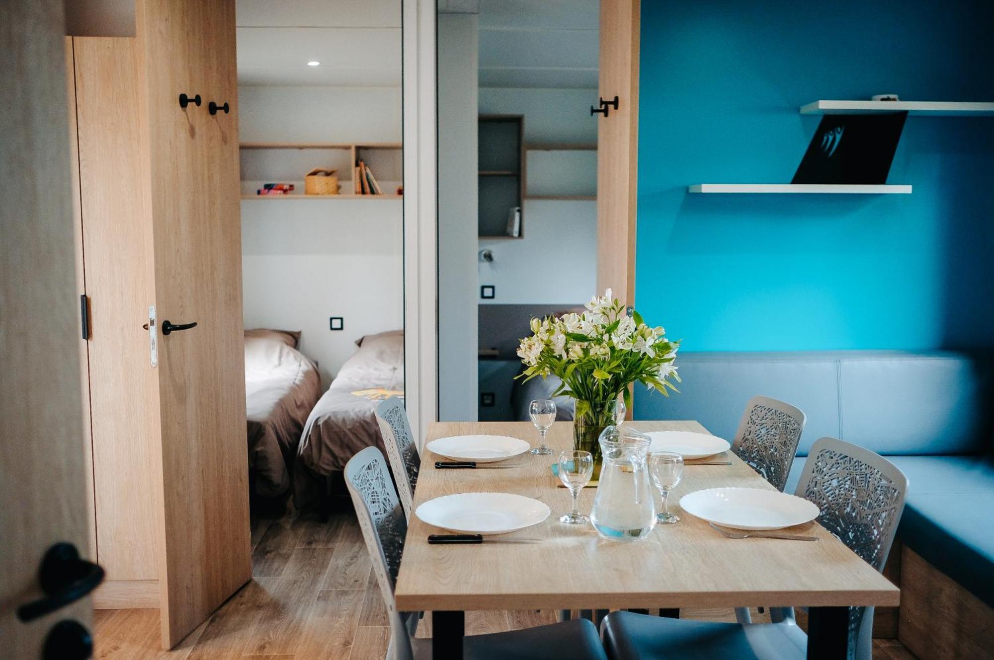 Mobil Home Xxl 4 Chambres - Camping A L'Ombre Des Tilleuls Peyrouse Экстерьер фото
